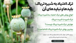 ترک اعتیاد به شیره تریاک ترک اعتیاد به شیره تریاک
